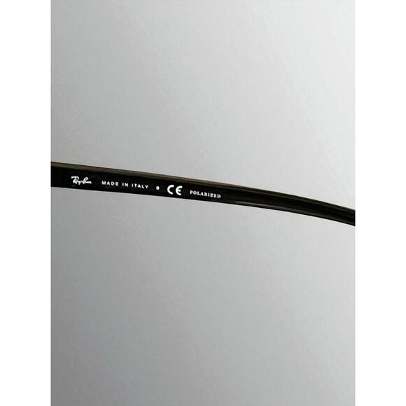 RAY BAN POLARIZED CLUBMASTER SUNGLASSES (49[]21mm) RB3016, 901/58, BLACK/GOLD - Picture 6 of 13